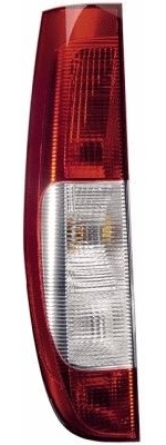 HELLA 2SK 964 596-011 - Luce Posteriore Sinistra, Cristallino/Rosso, Compatibile Con Vari Modelli Volkswagen, ECE/CCC