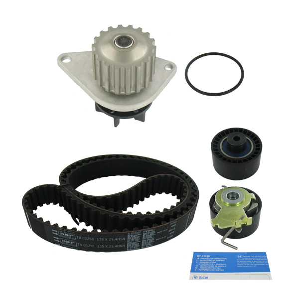 SKF Water Pump + Timing Belt Kit PEUGEOT,CITROËN VKMC 03258 0816G8,0816H5,0829A5 0829C6,083052,083060,1201G2,1609417180,1609525780,1610793380,0816G8