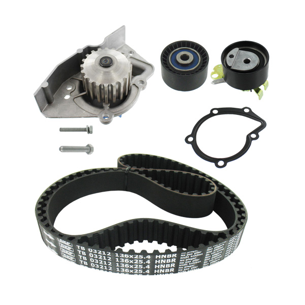 SKF Water Pump + Timing Belt Kit Number of Teeth: 136 VKMC 03214  PEUGEOT,CITROËN,306 Schrägheck (7A, 7C, N3, N5),306 Cabriolet (7D, N3, N5),406 (8B)