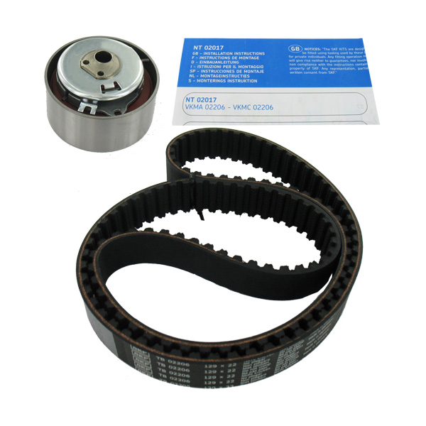 SKF Timing belt kit FORD,FIAT,ALFA ROMEO VKMA 02206 55224645,55233759,71754561 71775900,55183446,55183497,55203785,55217612,55224645,55233759,71753156