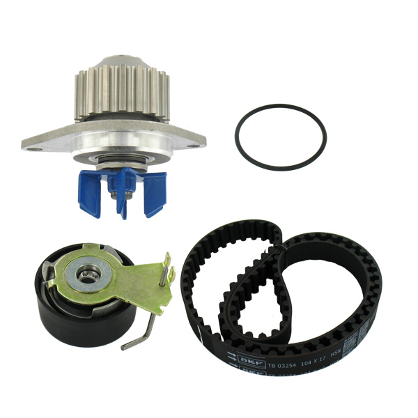 SKF Water Pump + Timing Belt Kit FIAT,PEUGEOT,CITROËN VKMC 03254 081686,0816F2,082990  1201G0,1609417080,1609525180,1610793280,9642929880,1609417080
