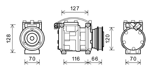 Compressor, air conditioning