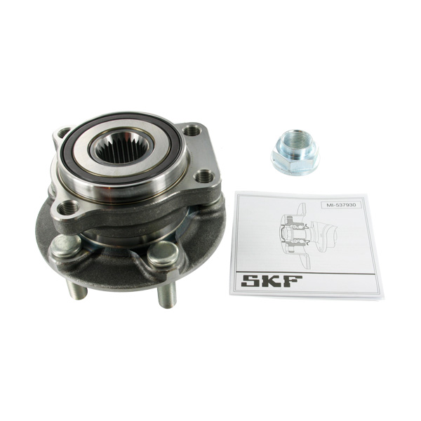 SKF Wheel bearing kit with integrated ABS sensor VKBA 6885 Wheel hub bearing,Wheel bearing SUBARU,FORESTER (SH),FORESTER (SG),FORESTER (SJ)