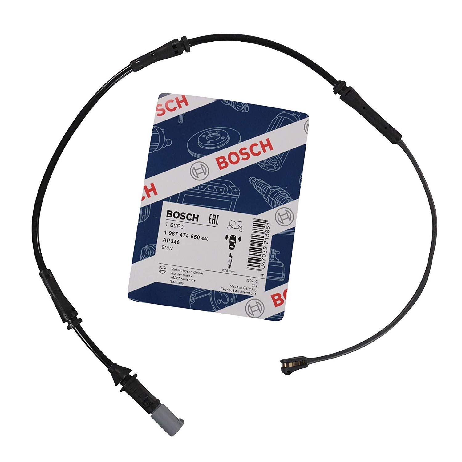 BOSCH Brake Pad Wear Sensor 1 987 474 550 Brake Wear Indicator,Brake Wear Sensor BMW,1 Schrägheck (F20),3 Touring (F31),3 Limousine (F30, F80)