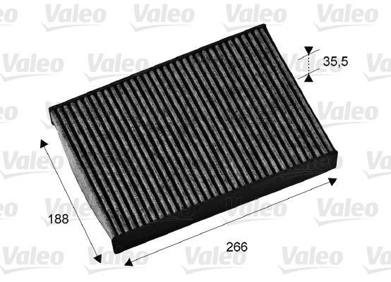 VALEO Pollen filter Activated Carbon Filter 715673 Filter, interior air,Cabin filter PEUGEOT,508 SW I (8E_),508 I (8D_) Limousine