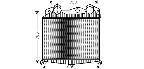 Intercooler 64004018 International Radiators