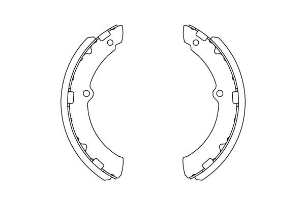 Brake Shoe Set KBS-9945 Kavo parts