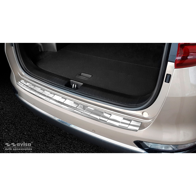 Avisa Rostfritt Stål Bakre Stotfångarskydd Kia Sportage Facelift 2018 39Ribs39