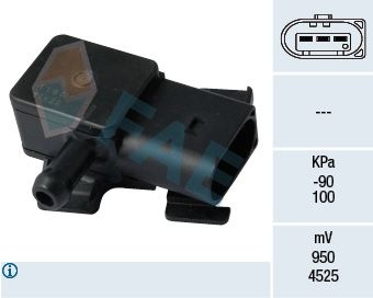 Sensor avgastryck