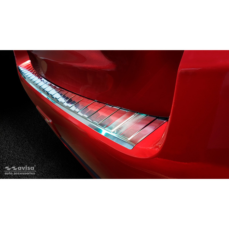 Avisa Rostfritt Stål Bakre Stotfångarskydd Passande For Mitsubishi Facelift 2019 39Ribs39