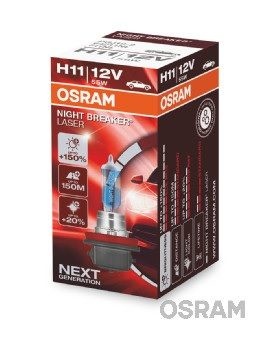 OSRAM Light Bulbs NIGHT BREAKER® LASER next generation H11 64211NL Bulb, spotlight VW,AUDI,MERCEDES-BENZ,Golf V Schrägheck (1K1)