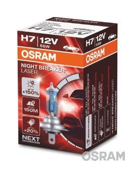 OSRAM Light Bulbs NIGHT BREAKER® LASER next generation H7 64210NL Bulb, spotlight VW,AUDI,MERCEDES-BENZ,Golf IV Schrägheck (1J1)