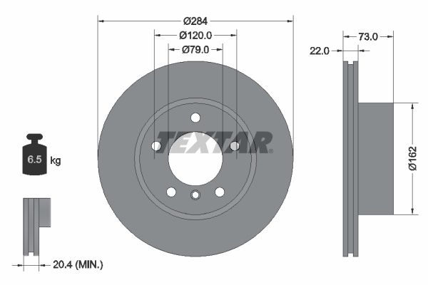 TEXTAR Brake disc internally vented 92238403 Brake rotor,Brake discs BMW,1 Schrägheck (E87),1 Schrägheck (F20),1 Schrägheck (E81),1 Schrägheck (F21)