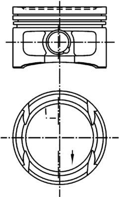 KOLBENSCHMIDT Piston 99562620 Piston VW,AUDI,SKODA,Golf IV Schrägheck (1J1),Golf V Schrägheck (1K1),POLO (9N_),GOLF PLUS (5M1, 521)