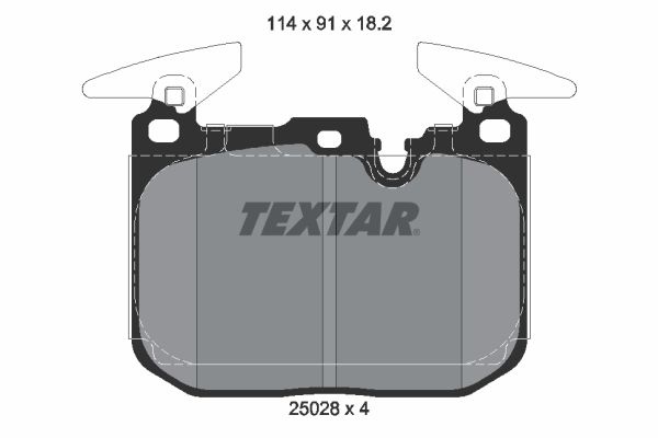 TEXTAR Brake pad set BMW 2502801 2464195,34106799805,34106859067 34106866072,34106878878,34112464195,34116850850,34116859066,34116866072,34116878876
