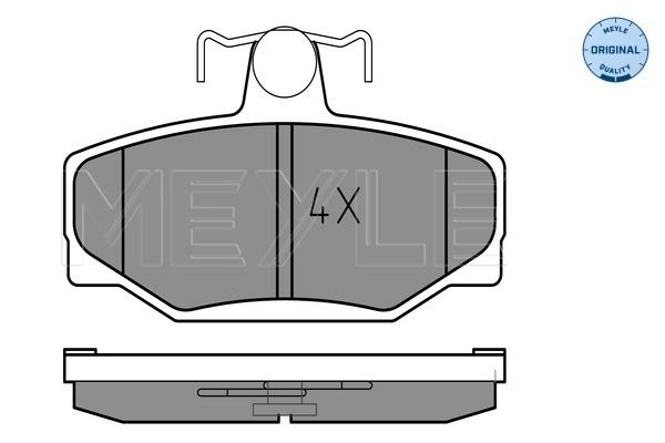 Brake Pad Set, disc brake MEYLE-ORIGINAL Quality