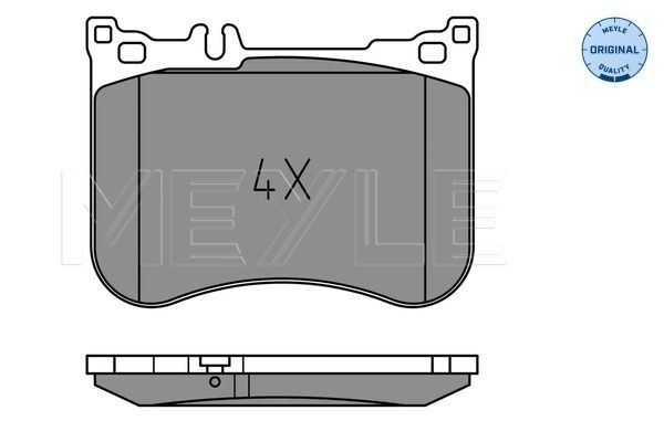 Brake Pad Set, Disc Brake MEYLE-ORIGINAL Quality