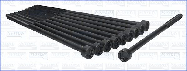 AJUSA Cylinder Head Bolt Kit Quantity: 10 81021600 Bolt Kit, cylinder head SUZUKI,ALFA ROMEO,DFSK,Samurai SUV (SJ_),Samurai SUV Cabrio (SJ_)