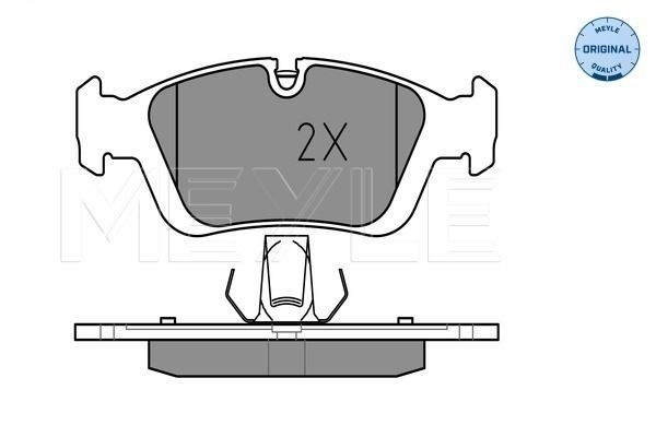 MEYLE Brake pad set BMW 025 232 8717 1160356,1160357,1160532 1161437,1161438,1161445,1161446,1163850,1164498,1164500,1165555,2157570,2157571,2157616