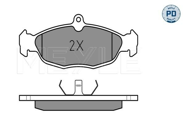 Brake Pad Set, disc brake MEYLE-PD Quality