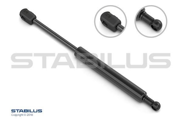 STABILUS Tailgate strut Eject Force: 740N 024263 Gas spring, boot- / cargo area,Boot struts AUDI,Cabriolet (8G7, B4)
