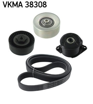 SKF V-ribbed belt set BMW VKMA 38308 074903137BA,11282339100,11287780124 Serpentine belt kit,Auxiliary belt kit,Poly V-belt kit,V-ribbed belt kit