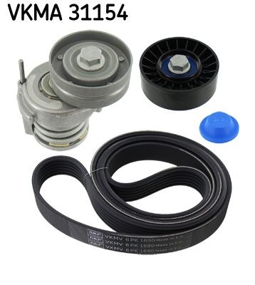 SKF V-ribbed belt set VW,AUDI,SKODA VKMA 31154 03C145299C,03C145299Q,03F145276 03F260849A,1J0145299,1202679,1381645,1418182,2S6G6C301JA,6G9Q6C301DB