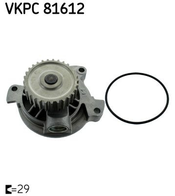 SKF Water pump AUDI VKPC 81612 054121004,054121004A,054121004 Engine water pump,Water pump for engine 054121004A,054121004,054121004A,054121004