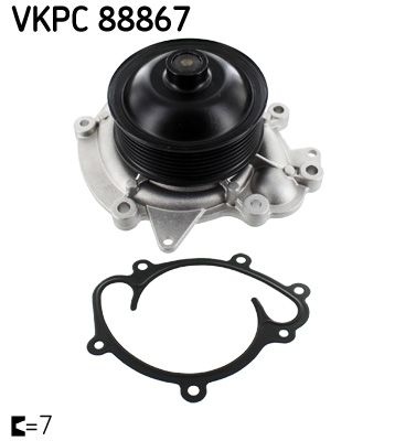 SKF Water pump MERCEDES-BENZ,JEEP,CHRYSLER VKPC 88867 05175580AA,K05175580AA,K68087367AB Engine water pump,Water pump for engine 6422000701,6422001701