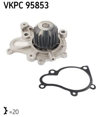 Vattenpump VKPC 95853 SKF