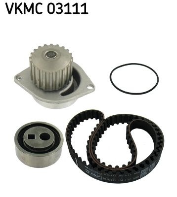 SKF Water Pump + Timing Belt Kit PEUGEOT,CITROËN VKMC 03111 081655,082919,082929 082954,120158,1201E4,1201E6,120725,9608564280,96088735,97535002