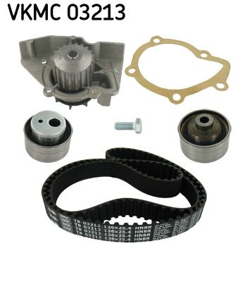 SKF Water Pump + Timing Belt Kit FIAT,PEUGEOT,CITROËN VKMC 03213 N01025414,N01025420,081673  081698,082932,082935,083028,083031,083063,120193,1201A1