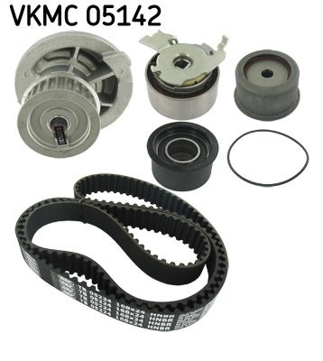 SKF Water Pump + Timing Belt Kit OPEL,VAUXHALL VKMC 05142 24409355,92065969,90466343 92064250,92065969,1334041,1334050,1334053,1334646,55351782