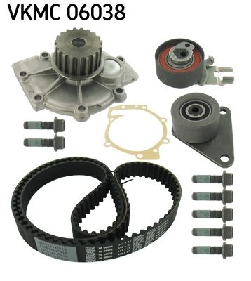 SKF Water Pump + Timing Belt Kit FORD,VOLVO VKMC 06038 1371753,1388504,6G9N8591AA 6M5G6M250AA,7438610006,7438610035,7438630590,7439146376,VKMA06038