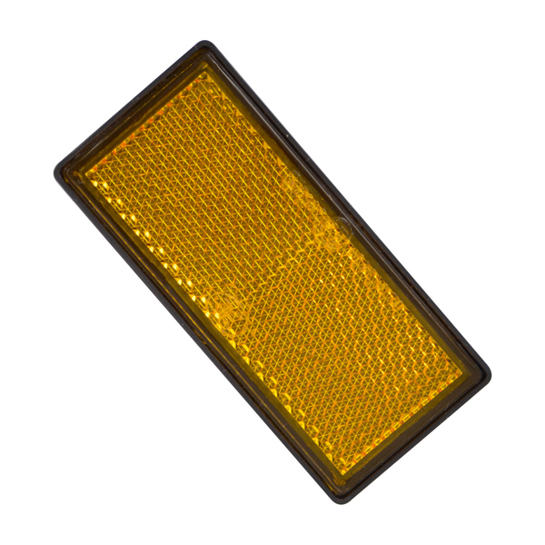 Reflektor 86x40mm Orange Bulk