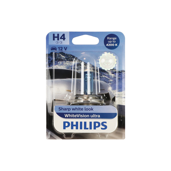 PHILIPS Light Bulbs WhiteVision ultra H4 12342WVUB1 Bulb, spotlight VW,AUDI,MERCEDES-BENZ,Transporter V Bus (7HB, 7HJ, 7EB, 7EJ, 7EF, 7EG, 7HF, 7EC)