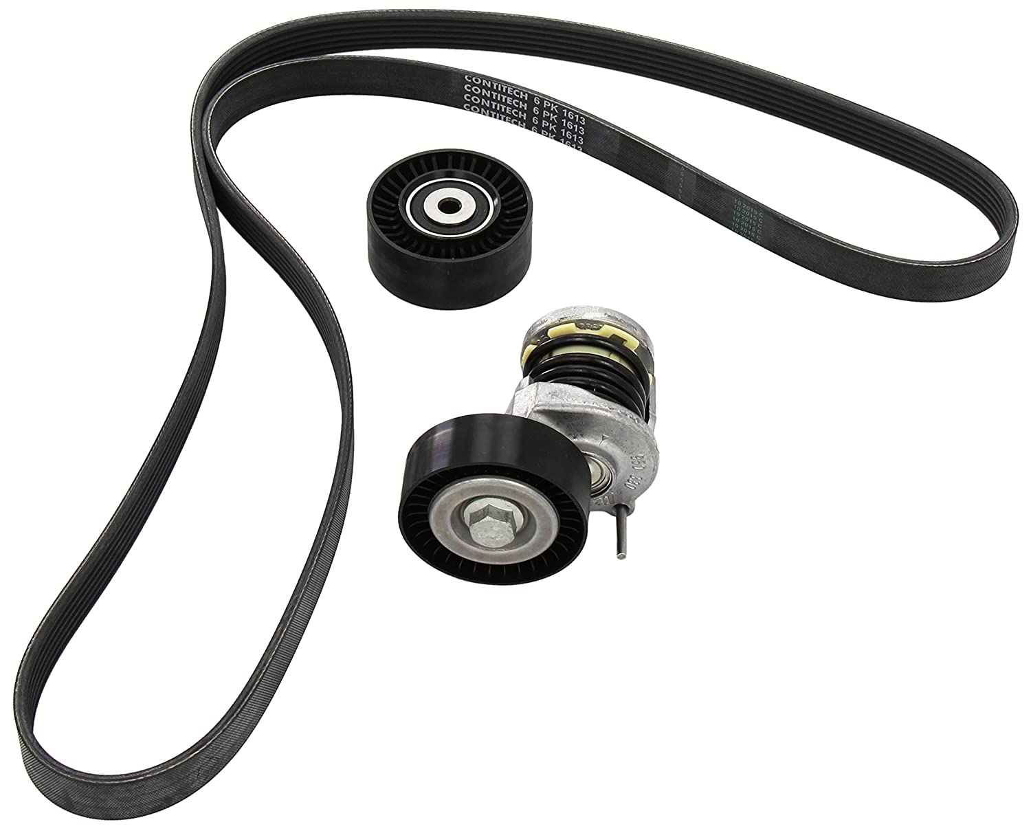 CONTITECH V-ribbed belt set not for difficult operating conditions 6PK1613K1 Serpentine belt kit,Auxiliary belt kit VW,AUDI,CRAFTER 30-50 Kasten (2E_)