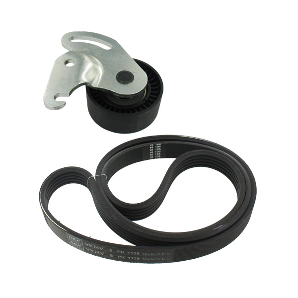 SKF V-ribbed belt set VKMA 36036 Serpentine belt kit,Auxiliary belt kit RENAULT,DACIA,Clio III Schrägheck (BR0/1, CR0/1),CLIO II (BB0/1/2_, CB0/1/2_)