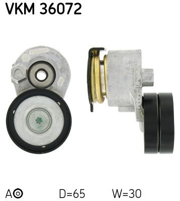 Spannrulle aggregatrem VKM 36072 SKF