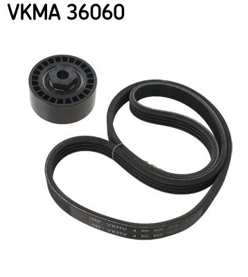 SKF V-ribbed belt set RENAULT,PEUGEOT,NISSAN VKMA 36060 8200136224,8200434732,8200875156 8201008780,3396931,3406363,4038260,F32Z8620B,F32Z8620K,6453KL
