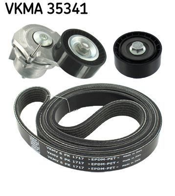 SKF V-ribbed belt set OPEL,CHEVROLET,VAUXHALL VKMA 35341 55565570,55565572,55566900 04891661AA,04891661AA,K04891661AA,1340004,1340266,1854164,55484503