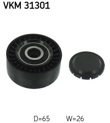 SKF Idler Pulley VW,AUDI VKM 31301 059903341F,059903341F,059903341F Guide Pulley,Deflection Pulley,Deflection/Guide Pulley, v-ribbed belt 059903341F