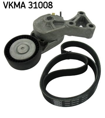 SKF V-ribbed belt set VW,AUDI,SKODA VKMA 31008 038903315AE,038903315F,05L903159 06A145933D,1122523,1376631,YM216K254AA,YM216K254EA,252122U030,VKM31019