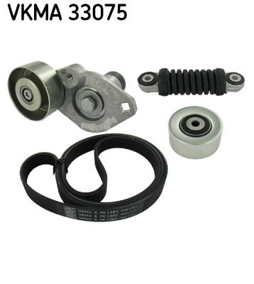 SKF V-ribbed belt set RENAULT,FIAT,PEUGEOT VKMA 33075 5750EW,5750VE,575141 Serpentine belt kit,Auxiliary belt kit,Poly V-belt kit,V-ribbed belt kit