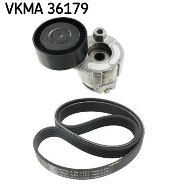 SKF V-ribbed belt set RENAULT,NISSAN,DACIA VKMA 36179 117203527R,117207020R,1172000Q1K 1172000Q7A,1175000Q0B,1175000Q0D,1175000Q1D,1175000Q1G,4402599