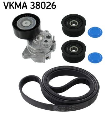 SKF V-ribbed belt set MERCEDES-BENZ VKMA 38026 059903341A,059903341E,059903341J 078903137P,059903341J,04593848AA,04593985AA,04792836AA,05080246AA