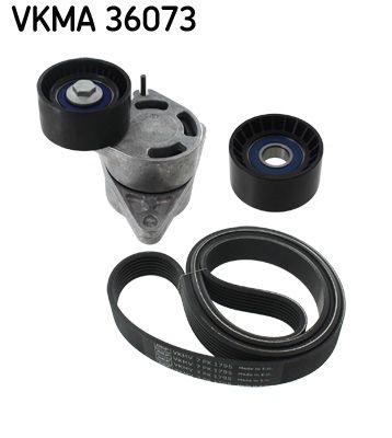 SKF V-ribbed belt set OPEL,RENAULT,NISSAN VKMA 36073 1172000Q4D,1172000QAE,1192500Q0J 1192500QAE,1192500QAP,1192569T25,1192569T60,11925AW300,4405279