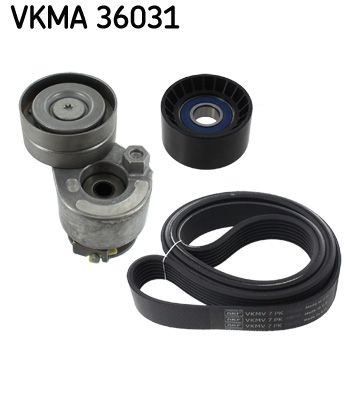 SKF V-ribbed belt set RENAULT VKMA 36031 38920RBDE03,MW30621284,MW30638574 Serpentine belt kit,Auxiliary belt kit,Poly V-belt kit,V-ribbed belt kit