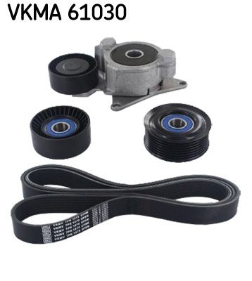 SKF V-ribbed belt set TOYOTA,LEXUS VKMA 61030 ERR4461,PQS101510,166030R010 Serpentine belt kit,Auxiliary belt kit,Poly V-belt kit,V-ribbed belt kit
