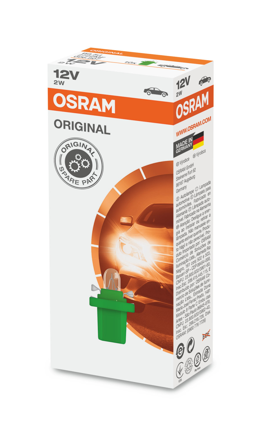 OSRAM Light Bulbs  2722MF Bulb  instrument lighting